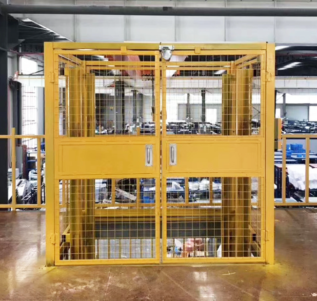 咸阳智能导轨式升降机亮相